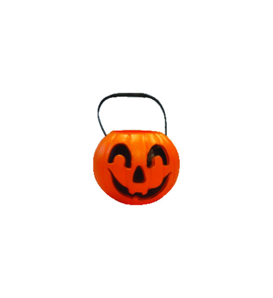 Union Products Pumpkin Pail Halloween Decoration 8 in. H x 9 in. W 1 pk (Pack of 12)